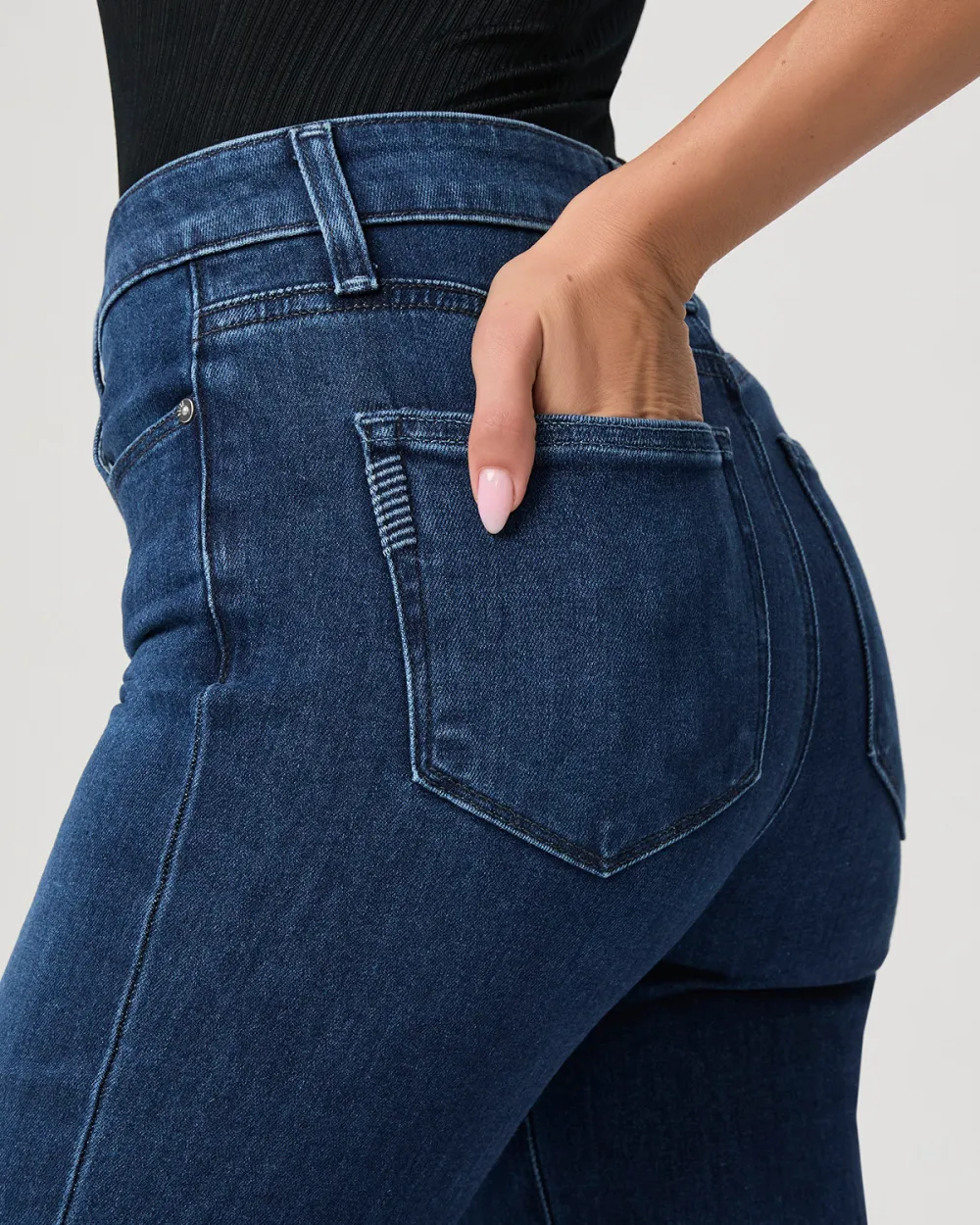 Dark Blue Flared Jeans