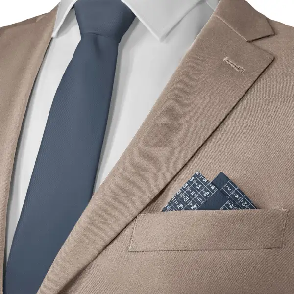 Polished Dapper Novelty Hobby Motif Pocket Square