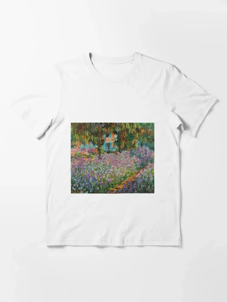 Women's Oil Painting Print Round-neck Short-Sleeve T-Shirt