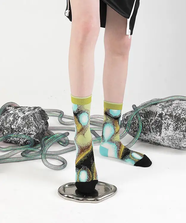 Street Trendy Print Socks