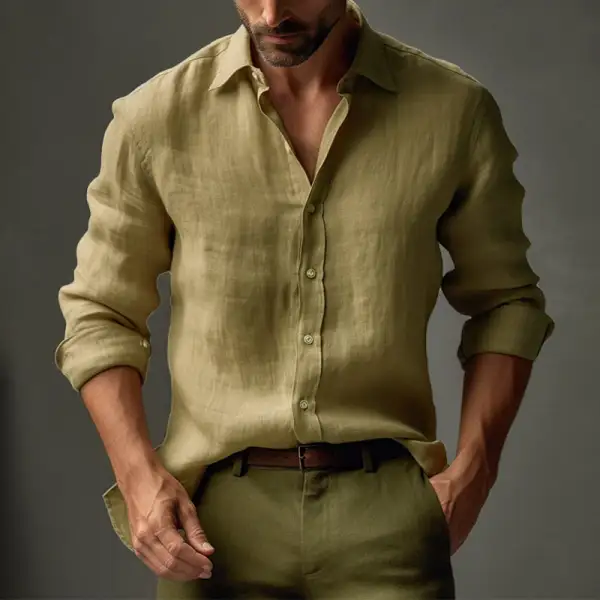 Textured Woven Washed Shirt