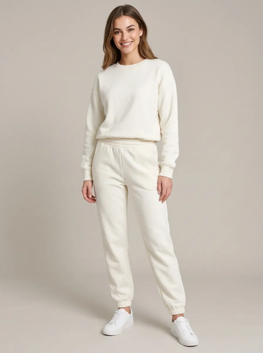 Women's Streamlined Fleece Sweatpants Set