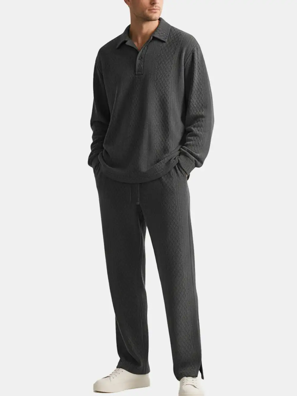 Polo Long Sleeve Lounge Set