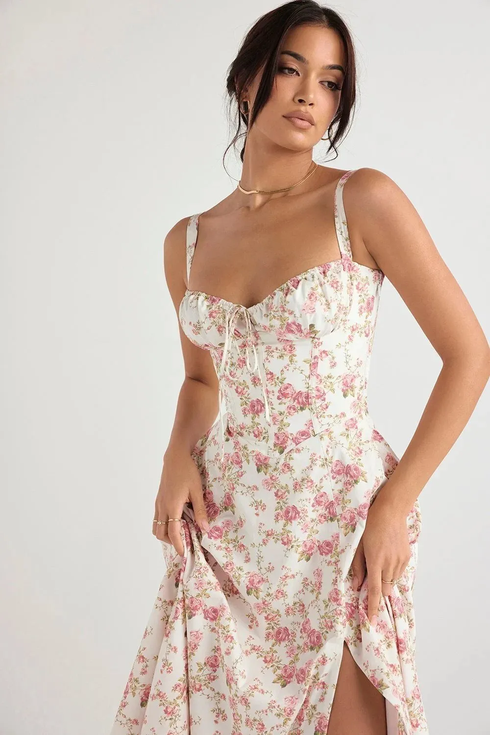 6- pack Comfortable Beauty-No underwire-Print Bustier Sundress