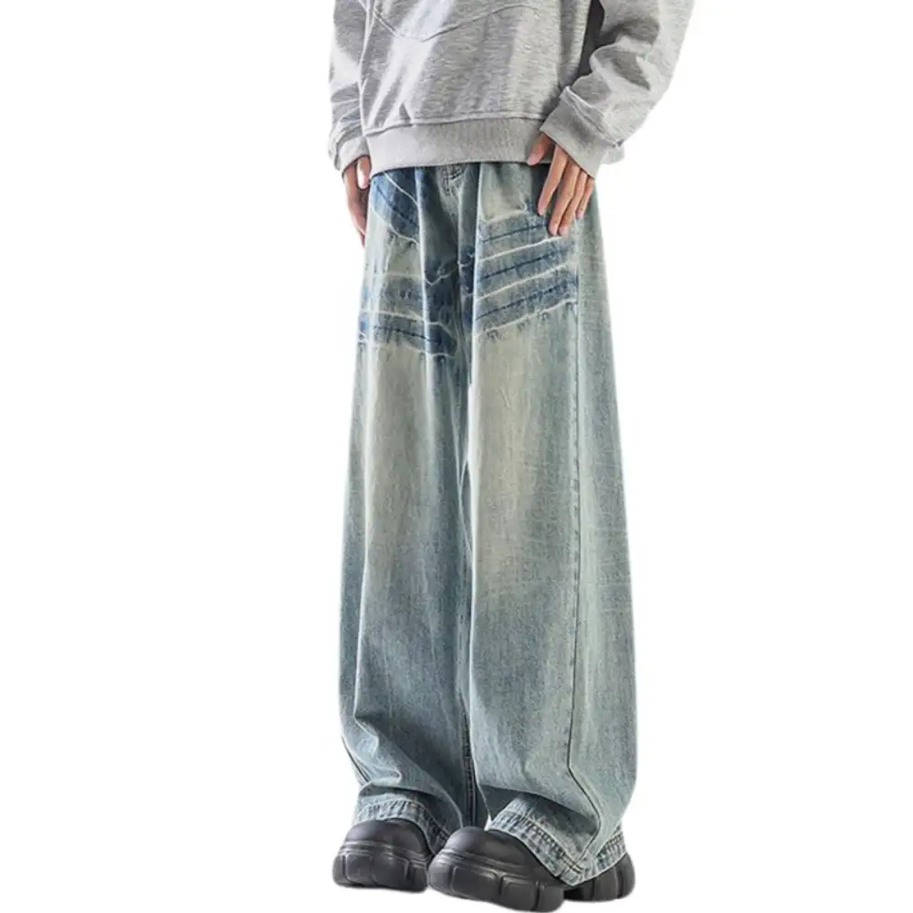 Washed Tie Dye Denim Jeans
