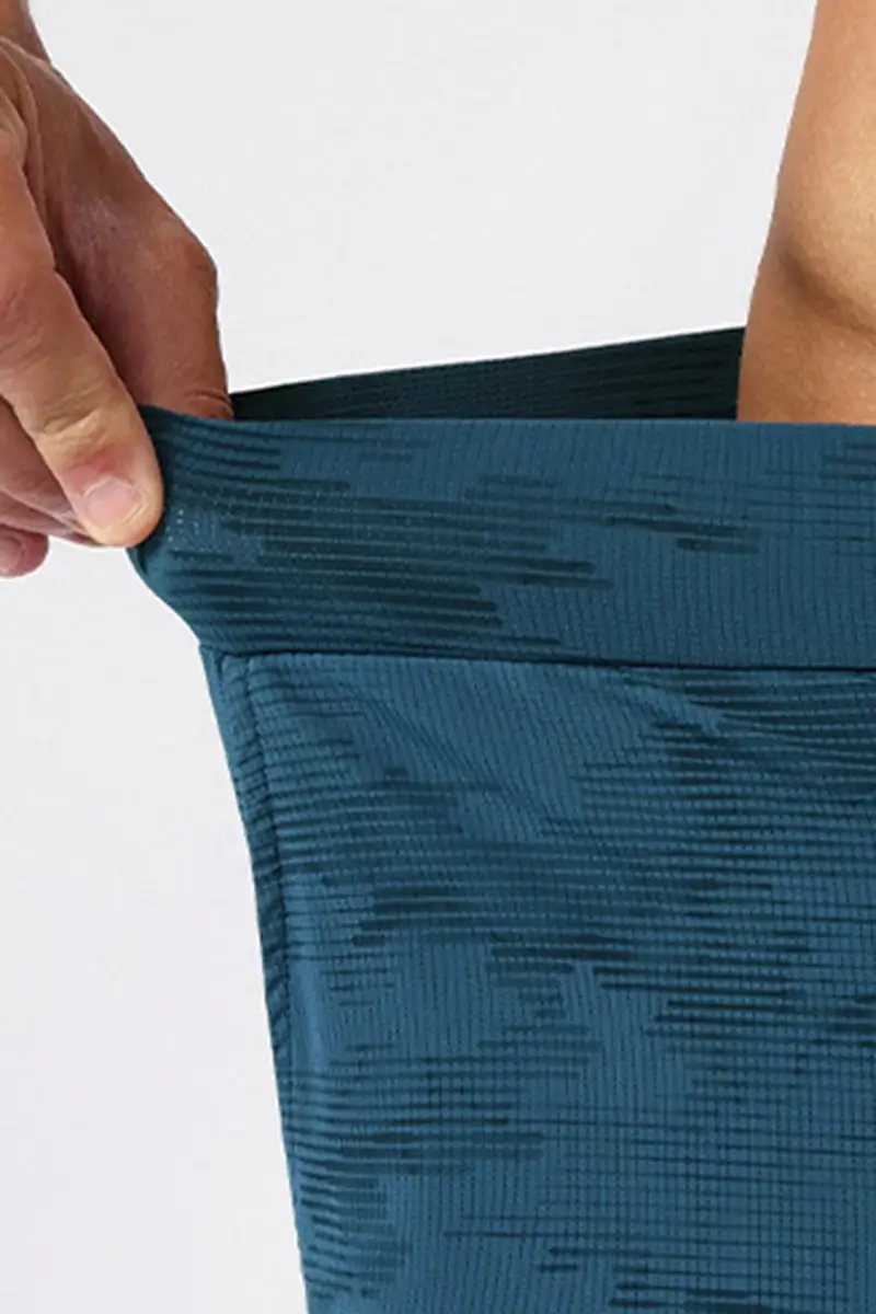 Breathable Side Pocket Mesh Athletic Shorts
