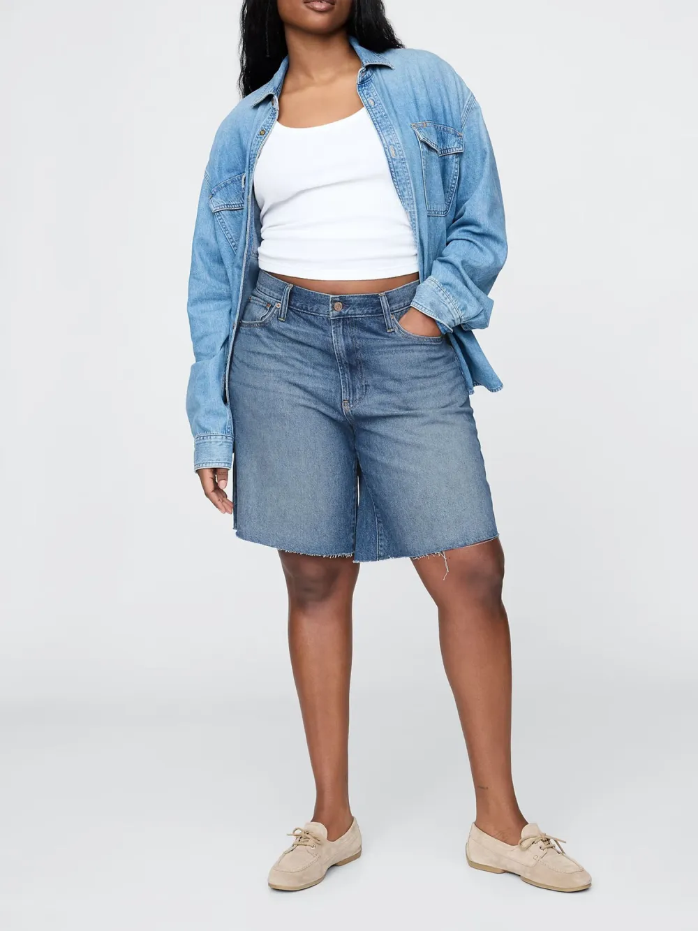 Cotton Five Pocket Shorts