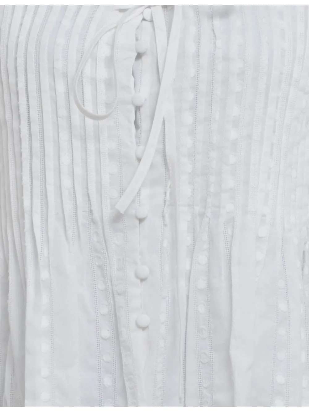 Chic Pleated Round Neck Button Front Sleeveless Top