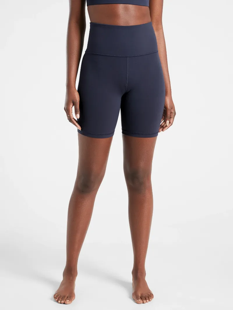 High-Waist Biker Shorts For Sleek Active Style