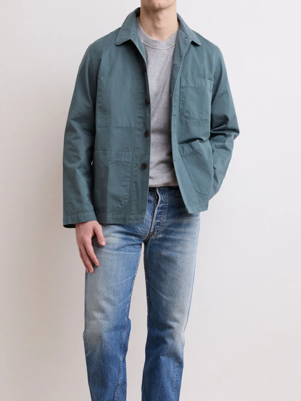 Casual Style Men's Army Green Jacket