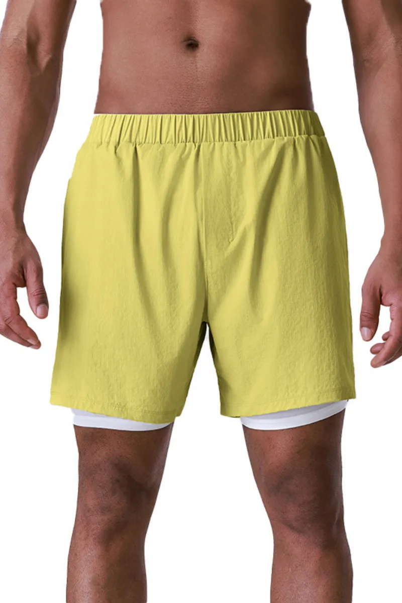 Everyday Training Quick Dry Breathable Dual Layer Athletic Shorts