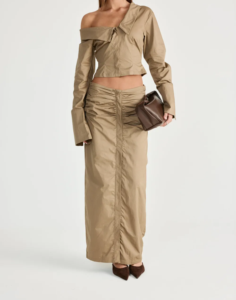Three Dimensional Cut Breathable Skirt