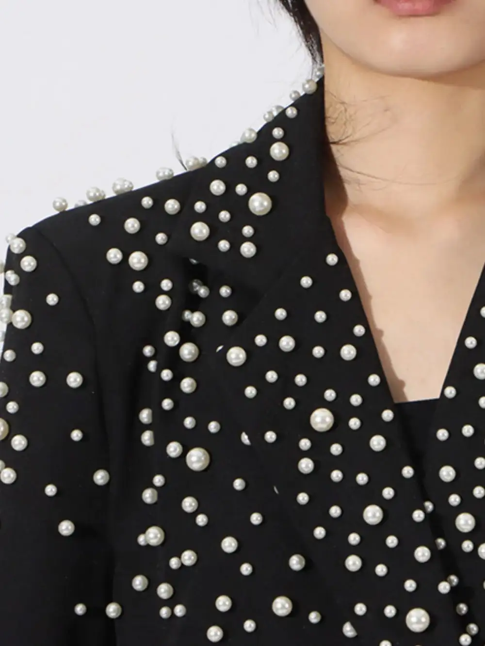 Tailored Refined Double-Breasted Blazer