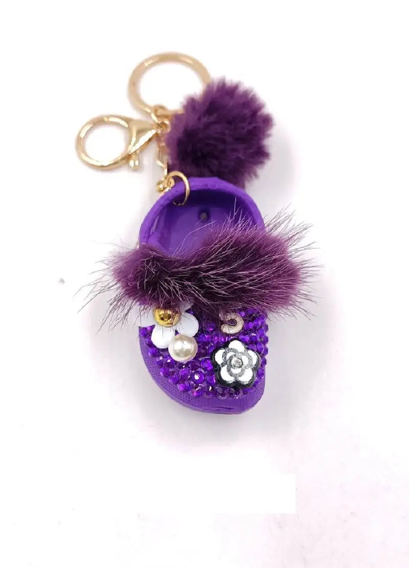 Charming Shoe Charm Keychain