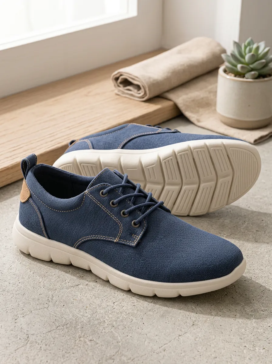 Men's Laid Back Modern Casual Patterned Soft Sole Canvas Shoes