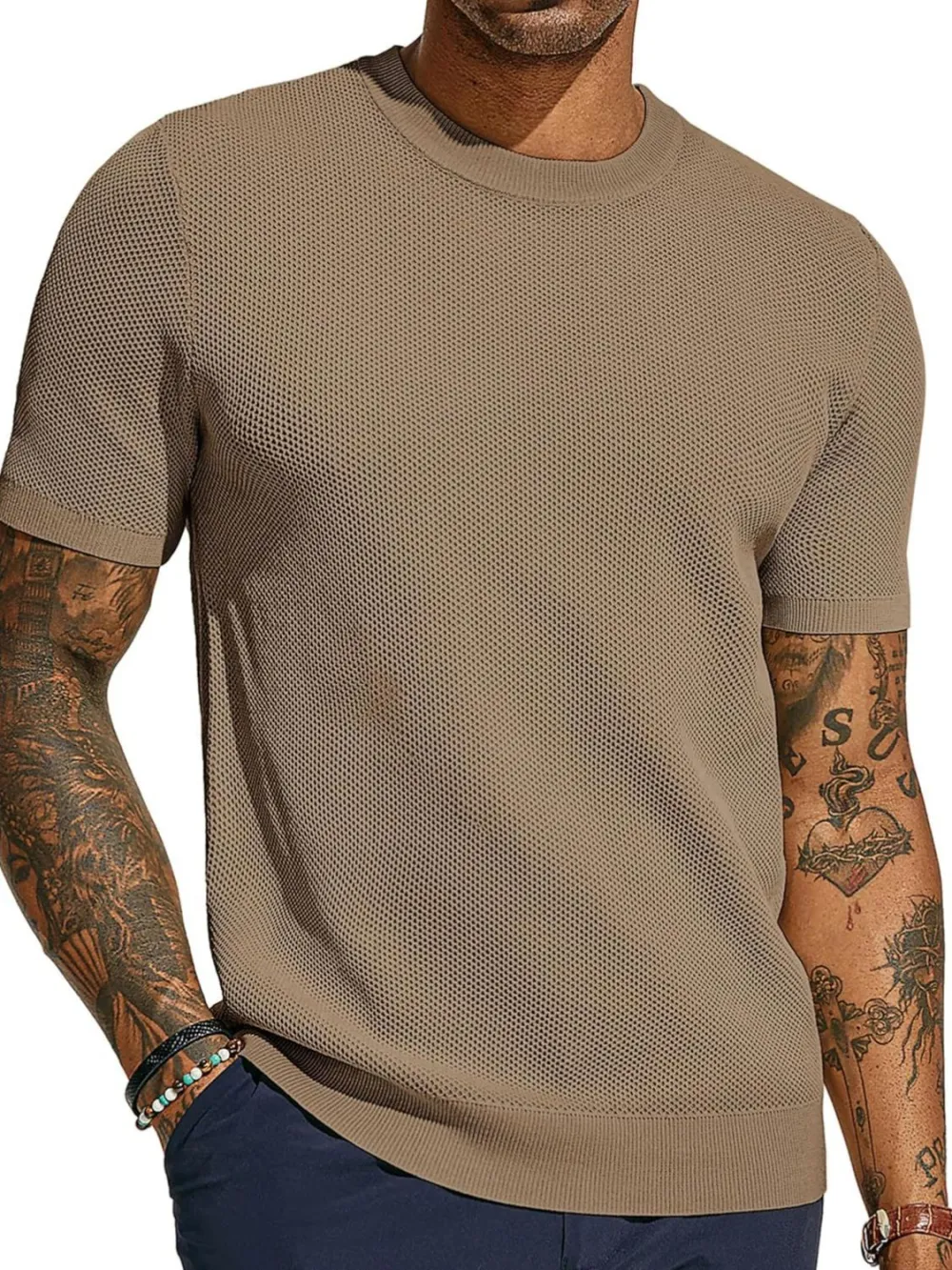 Round Neck Short Sleeve T-Shirt