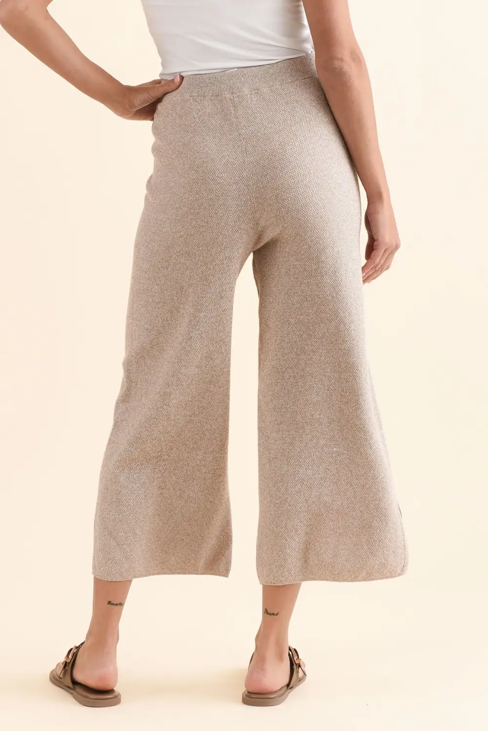Cotton Mid Rise Drawstring Pants