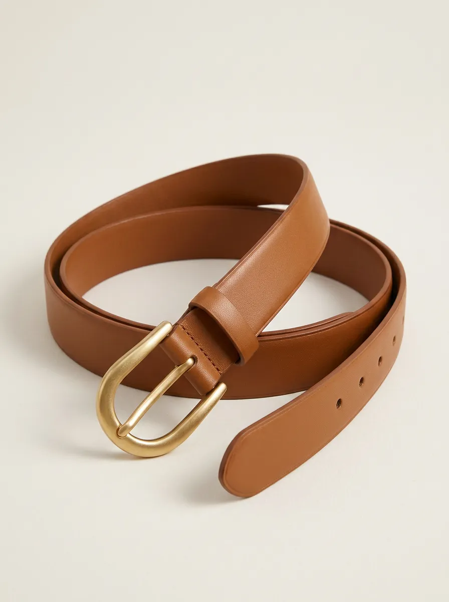 Elegant Textured Waist Belt