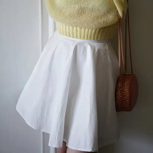 Mini Cotton Skirt