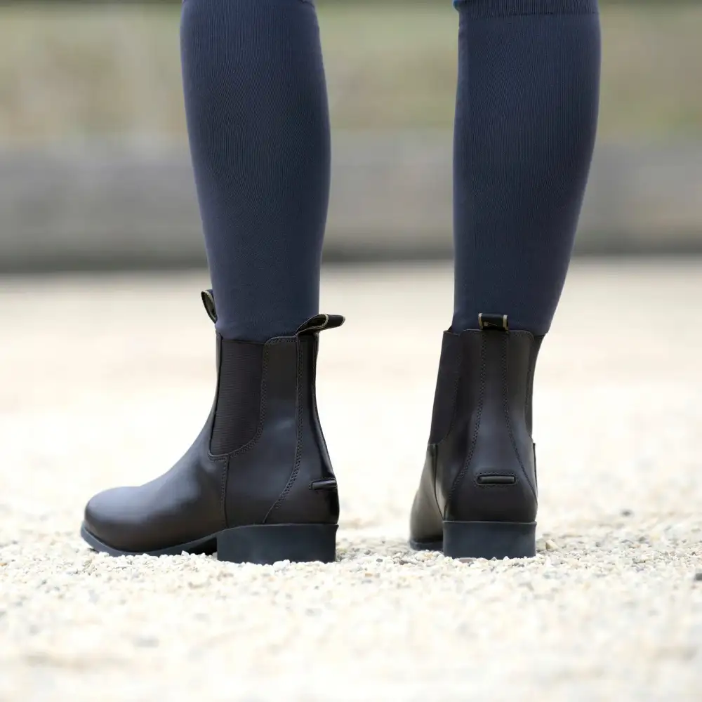 Minimal Leather Comfort Riding Boots
