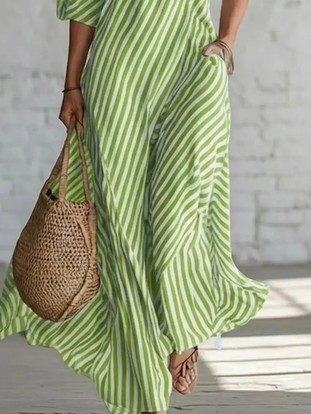 Striped Maxi Dress