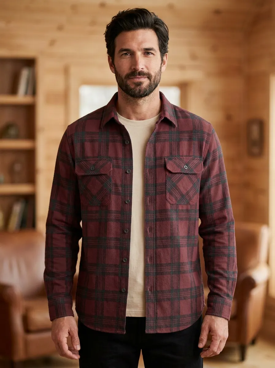 Heritage Plaid Flap Pocket Shirt