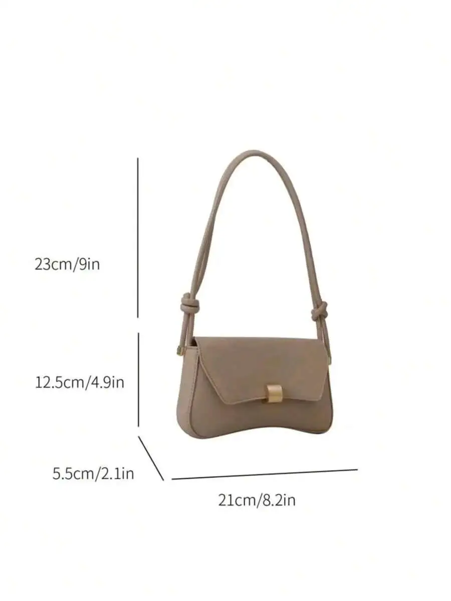 Mini Square PU Bag – Colorful Pattern, Flap Closure & Adjustable Strap