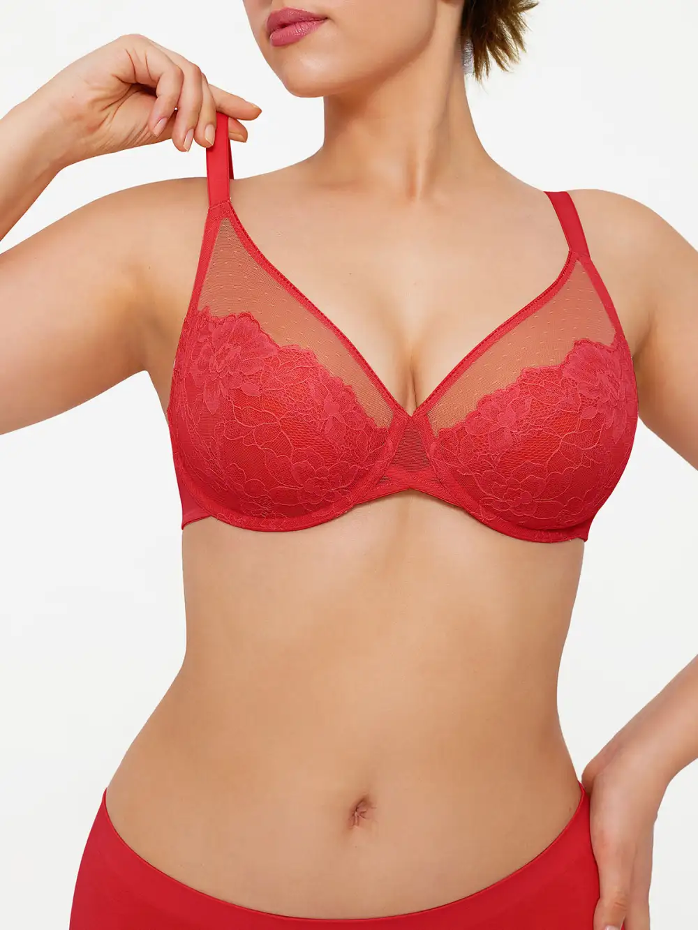 Lightweight Underwire Smoothing Lace Bra