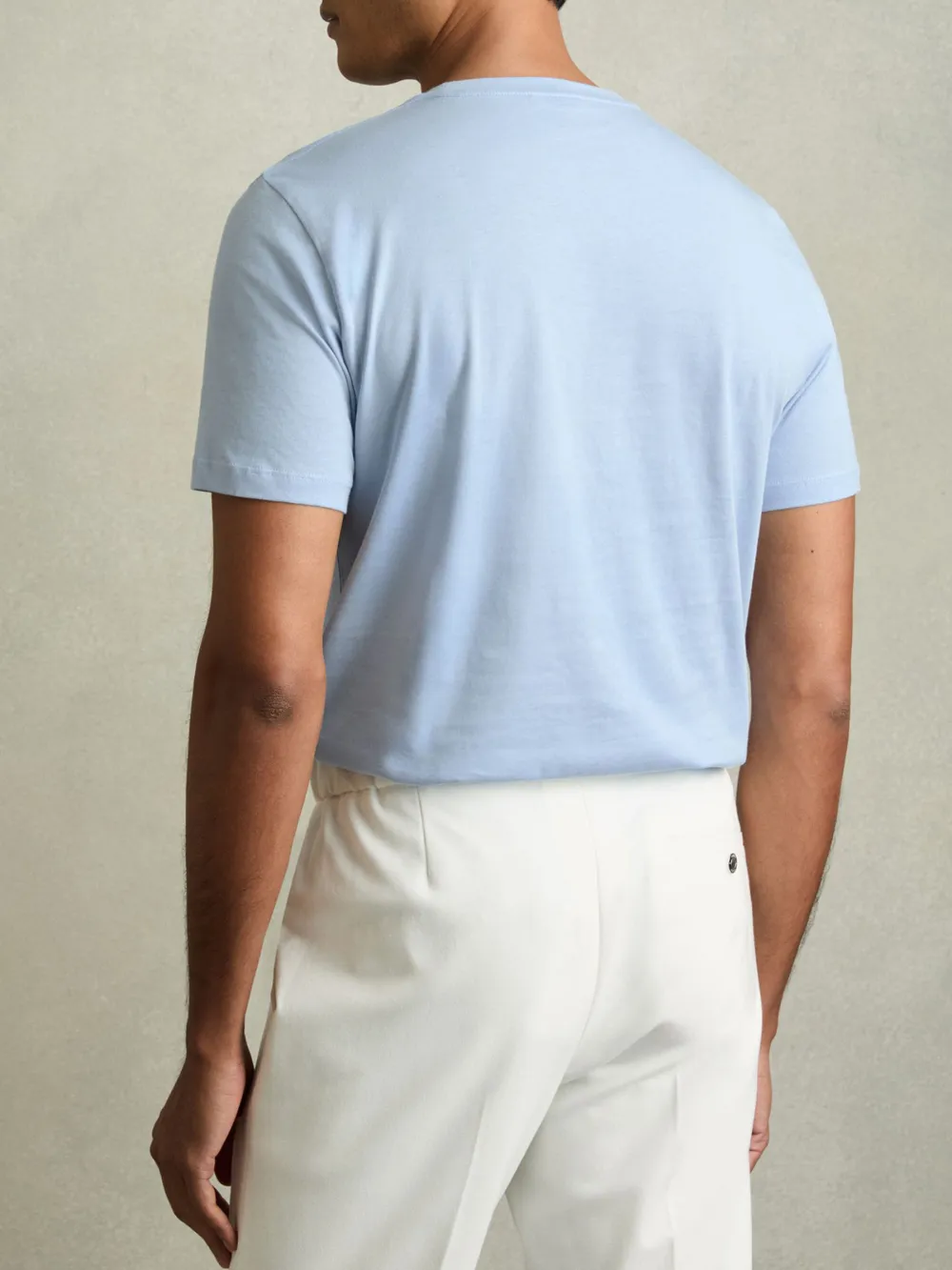 Simple High-Grade Cotton Men's Three-Piece Short-Sleeved Suit