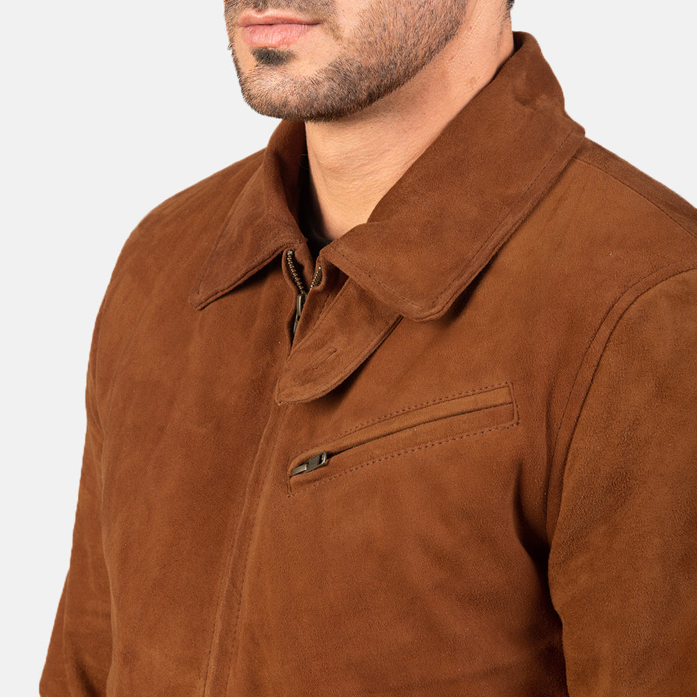 Men's Suede Leather Jacket