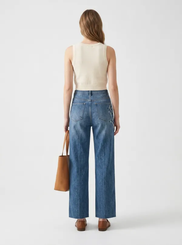 Women's Wide Leg Casual Denim Jeans
