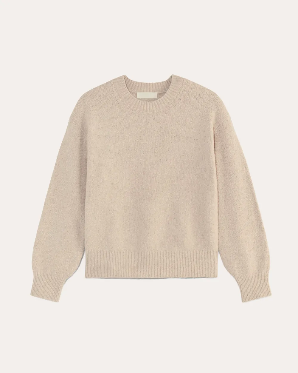 Ribbed Collar Knit Sweater