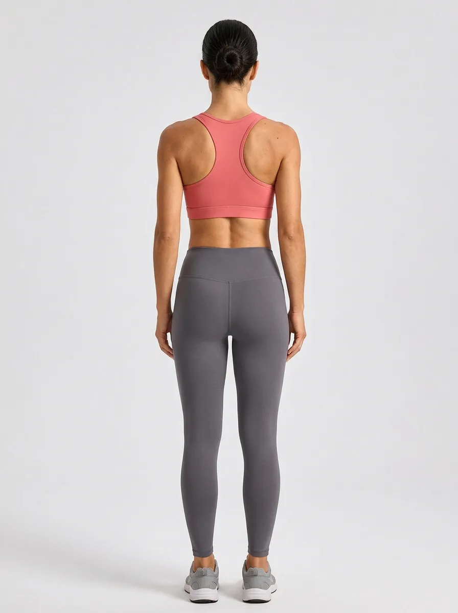 Modern Mesh Panel Mesh Style Women's Sports Bra