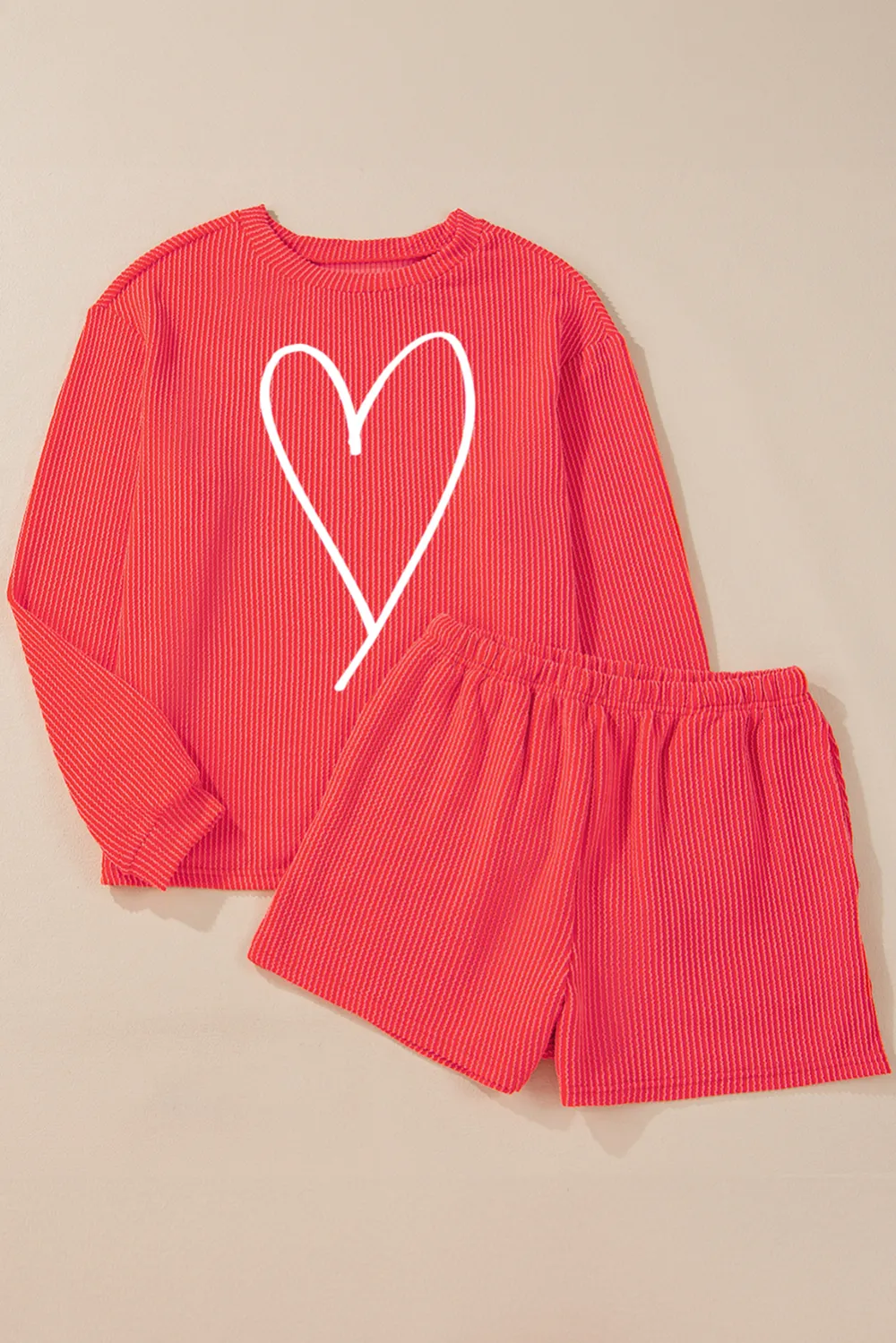 Pullover Shorts Relaxed Shorts Lounge Set