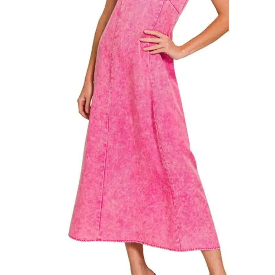 Tencel Mineral Washed Maxi Dress