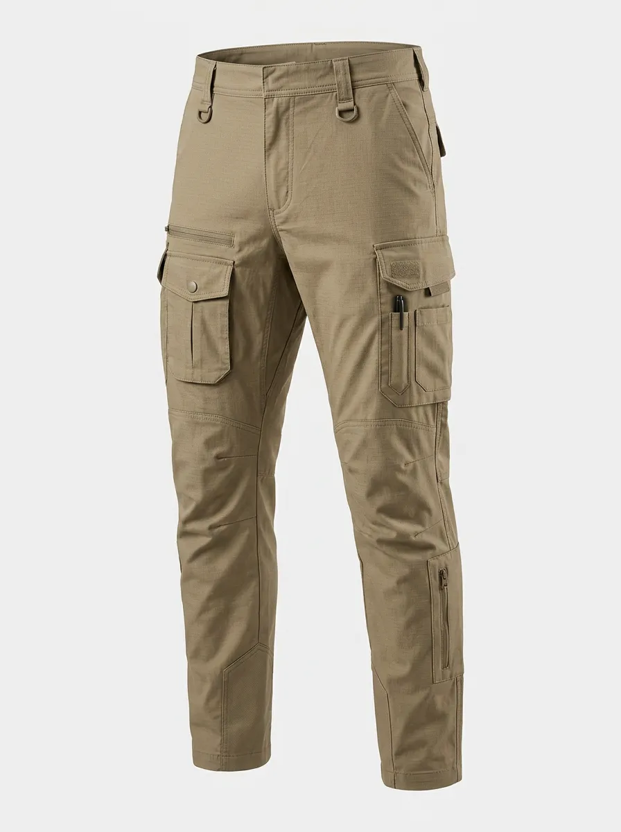 Everyday Structured Men's Multi-Pocket Waterproof Tactical Cargo Pants