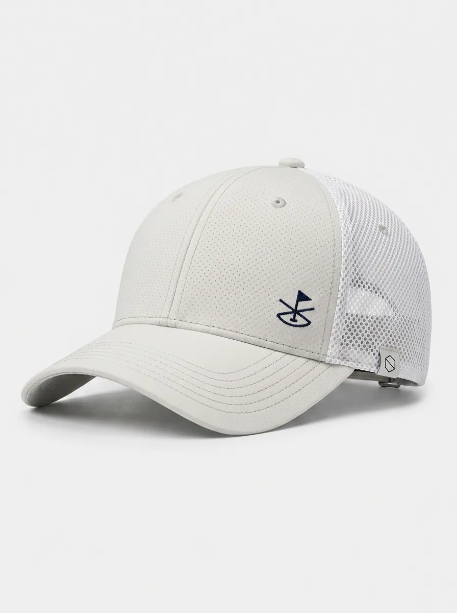Unisex Equestrian Lover Horse Jump Logo Embroidered Mesh Cap