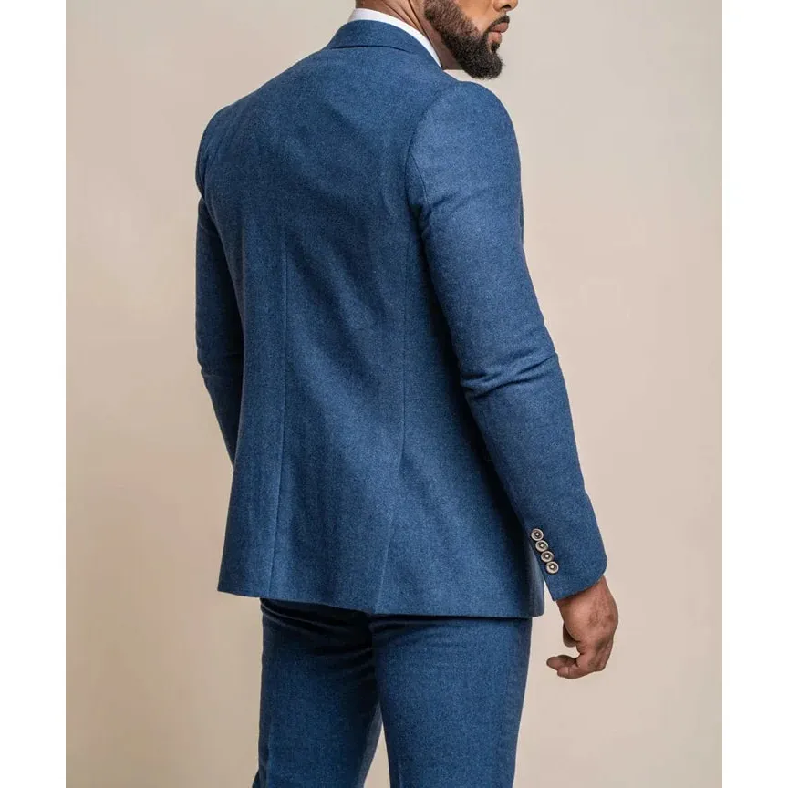 Orson Men S Blue Tweed Blazer