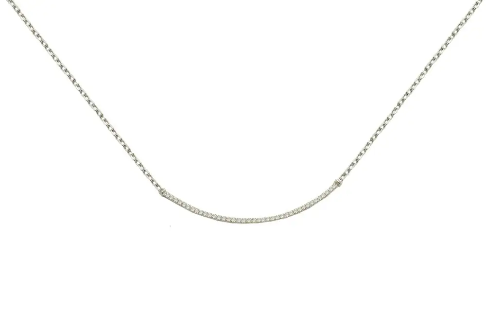 Contemporary Tonal Classic Diamond Necklace