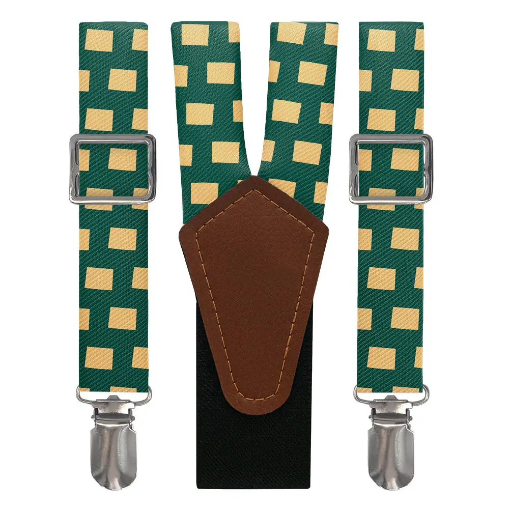 Repeating Outline Motif Suspenders