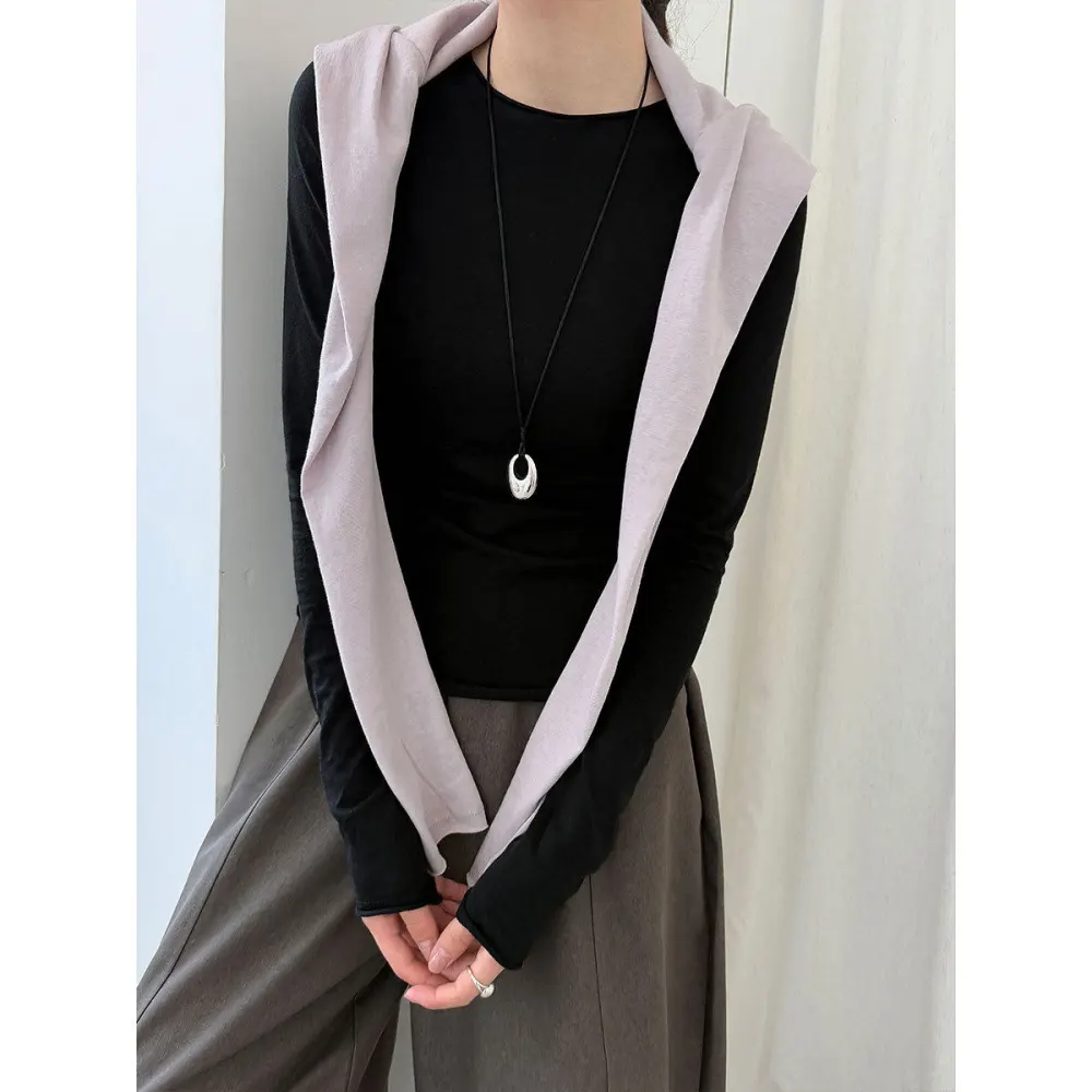 Long Sleeve Round Neck T-Shirt