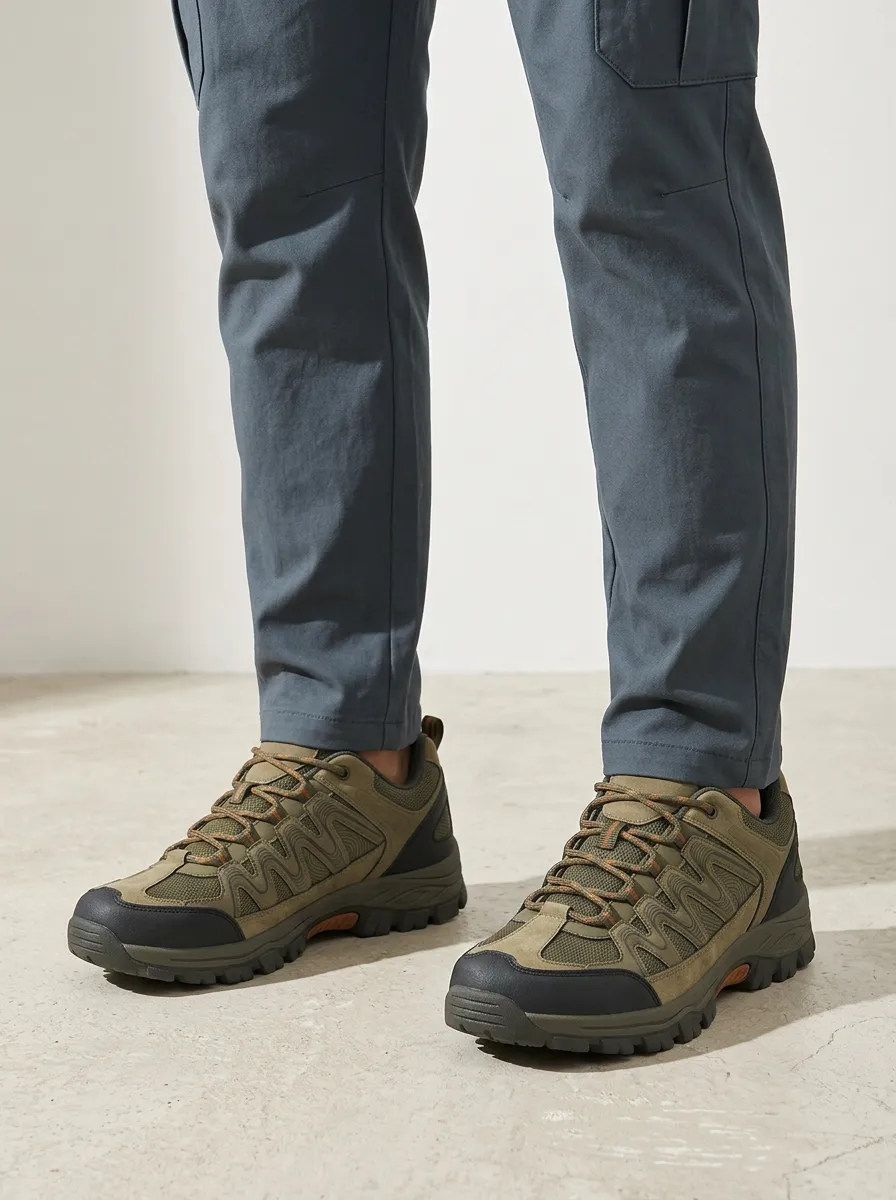 Men's Outdoor Hiking Mesh Printed Hiking Shoes