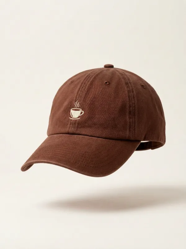 Polished Coffee-Lover Embroidered Unisex Baseball Cap