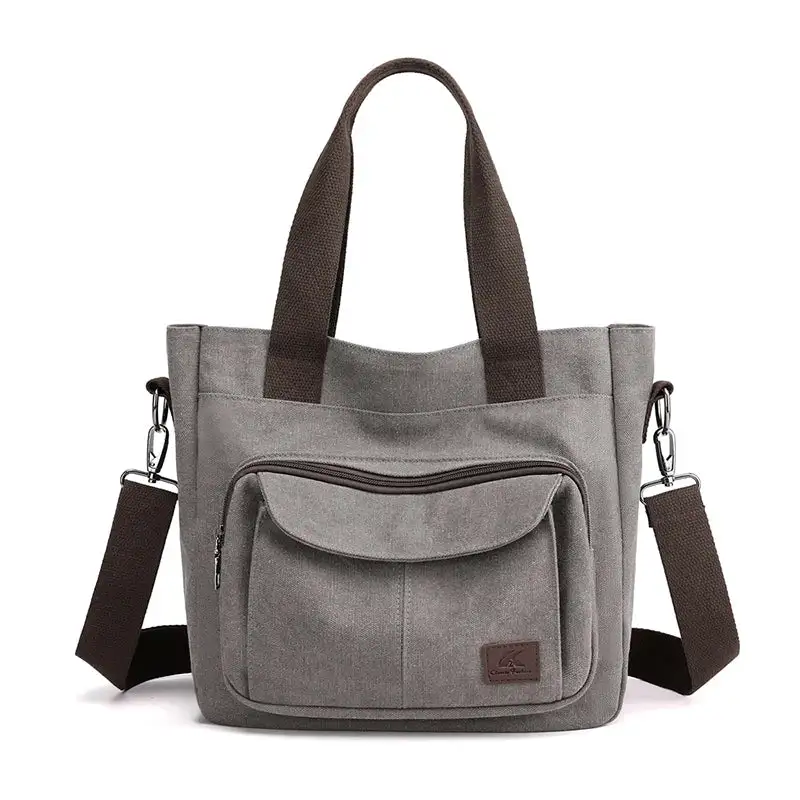 Urban Utility: Casual City Canvas Messenger Bag