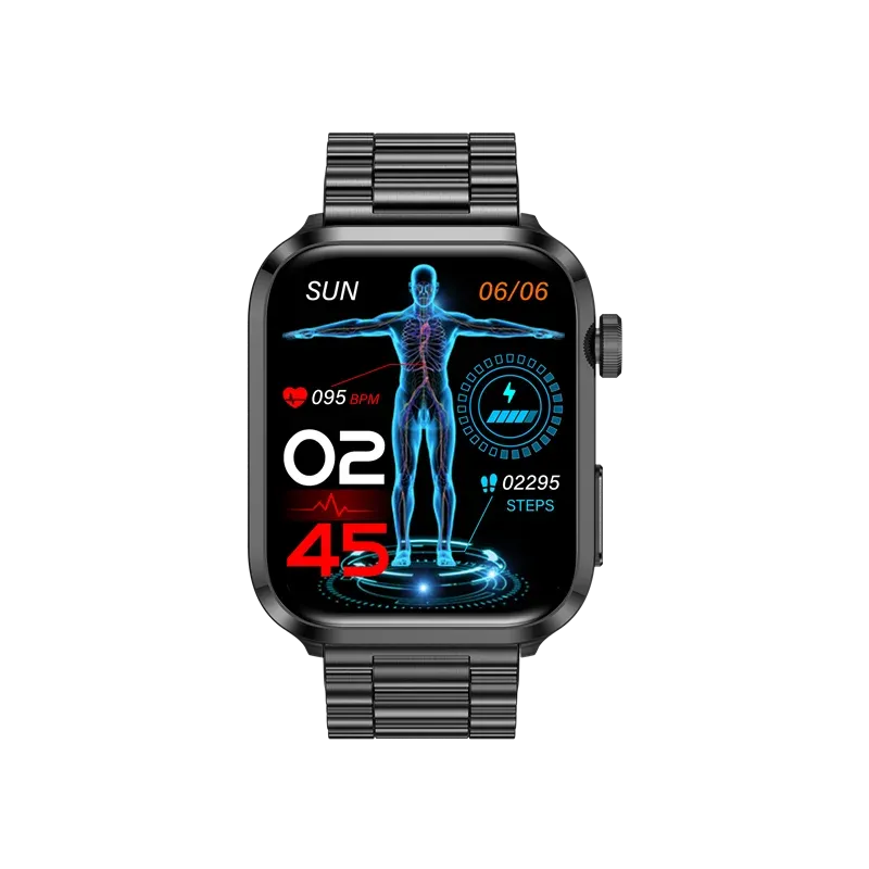 LaserHealth Pro® - Stabilize blood pressure, control blood sugar, uric acid and blood Lipid Smartwatch