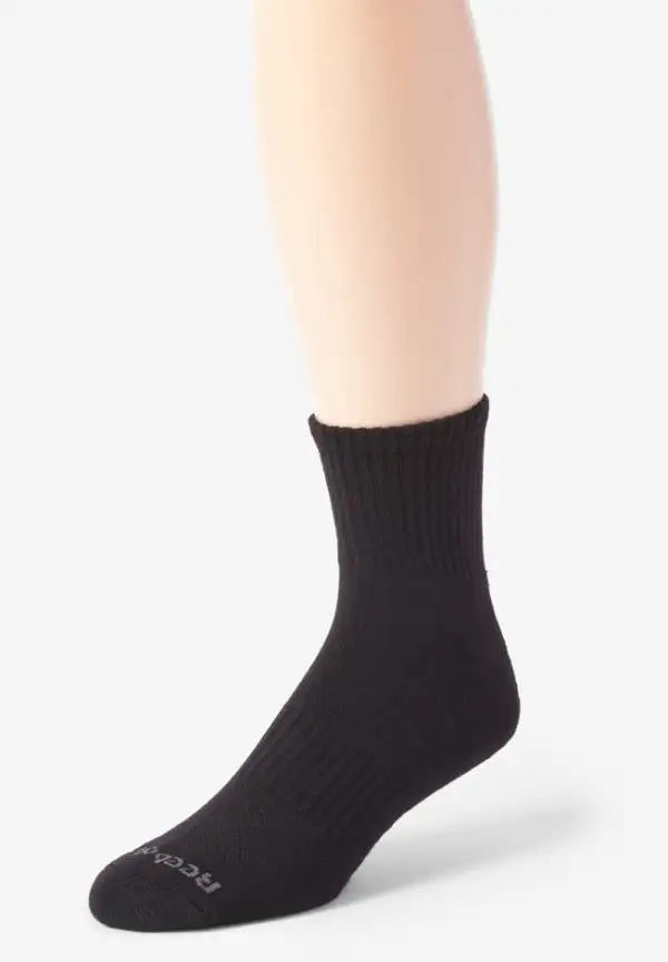 Reebok Quarter Top Socks, 6-pack