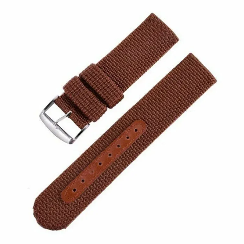 Nylon Watch Strap Replacement Band – Adjustable Woven Sport Wristband
