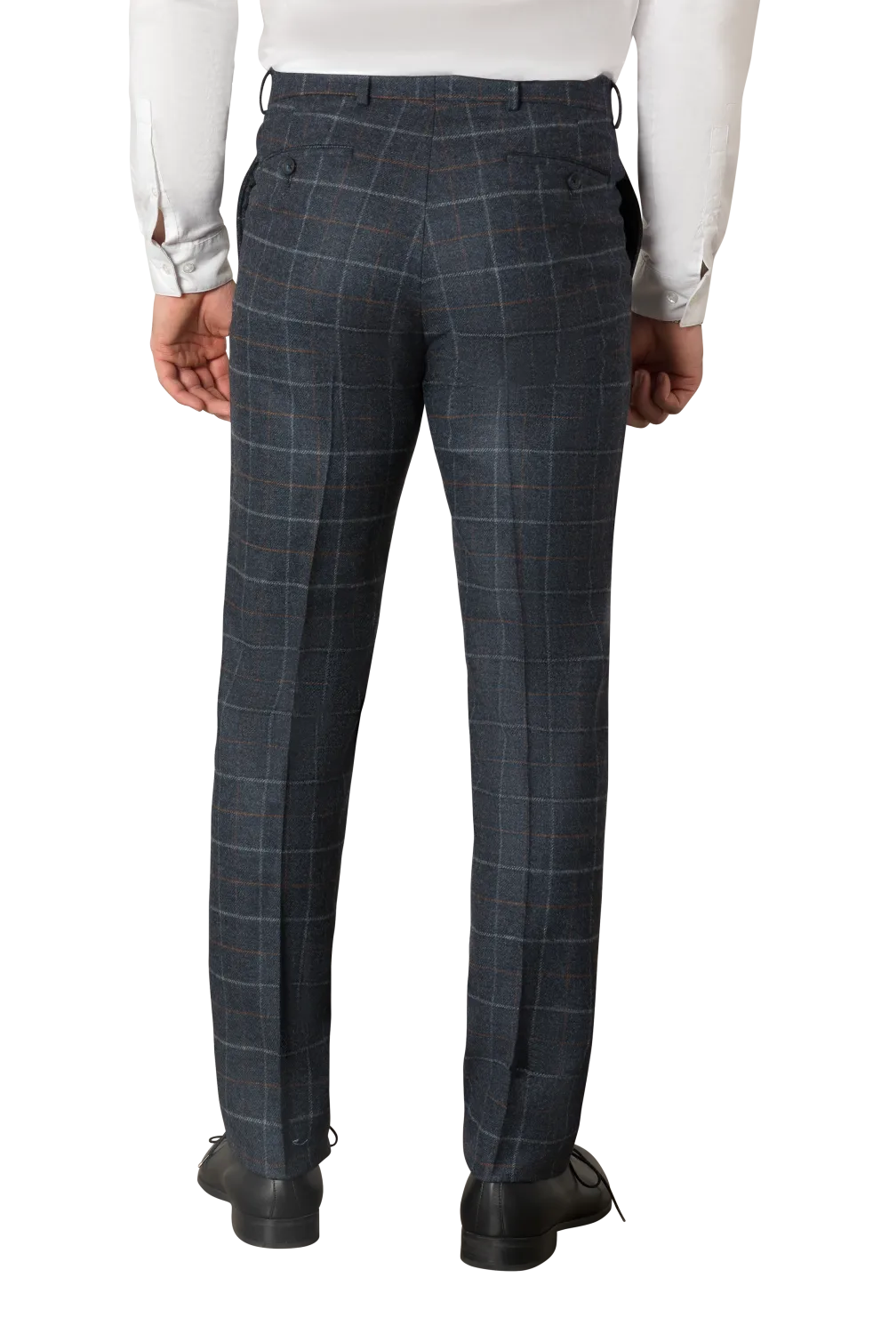 Versatile Flat Front Regular Rise Traditional Fit Trousers