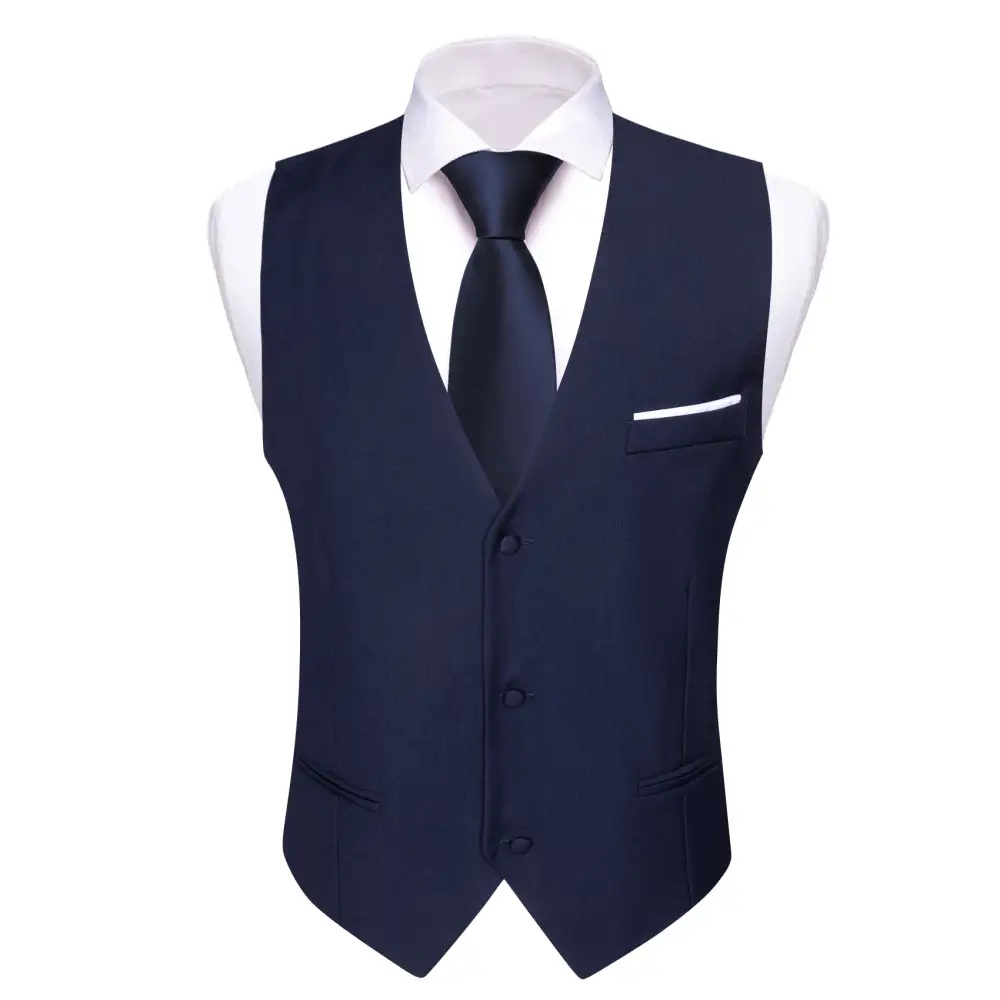 Classic V Neck Casual Formal Dress Vest