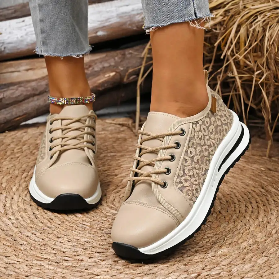 Lace Up Platform Sneakers Shoes